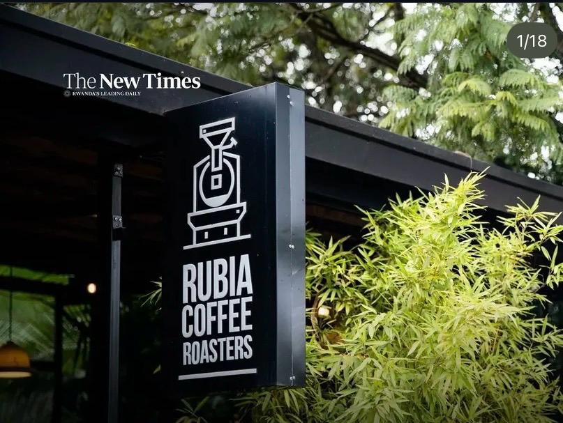  Rubia roaster coffee shop partner logo
